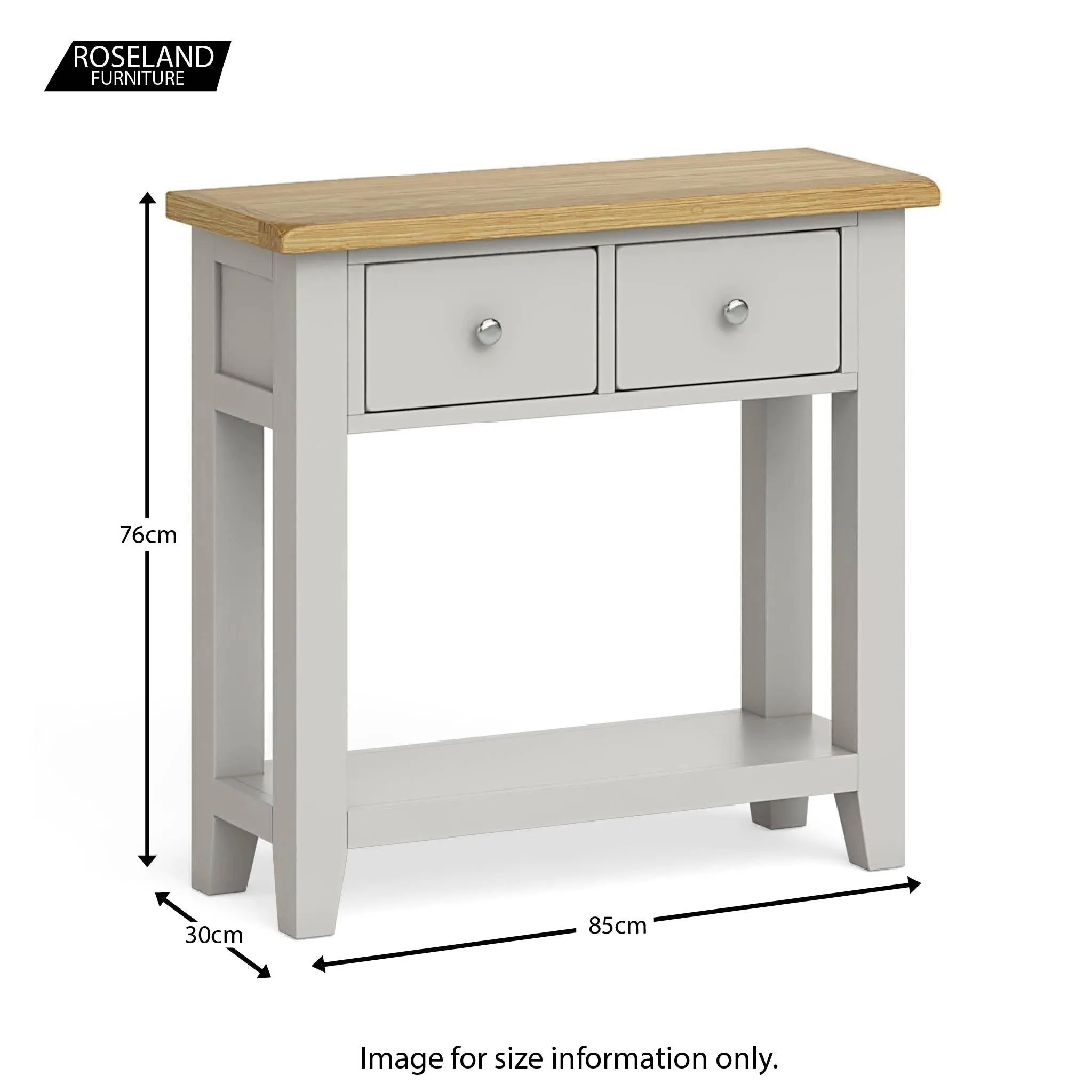 Lundy Grey Console Table