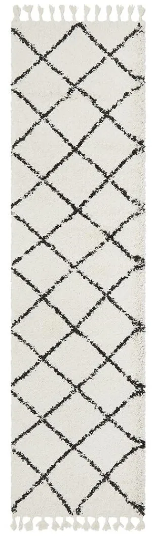 Luxe White Runner Rug