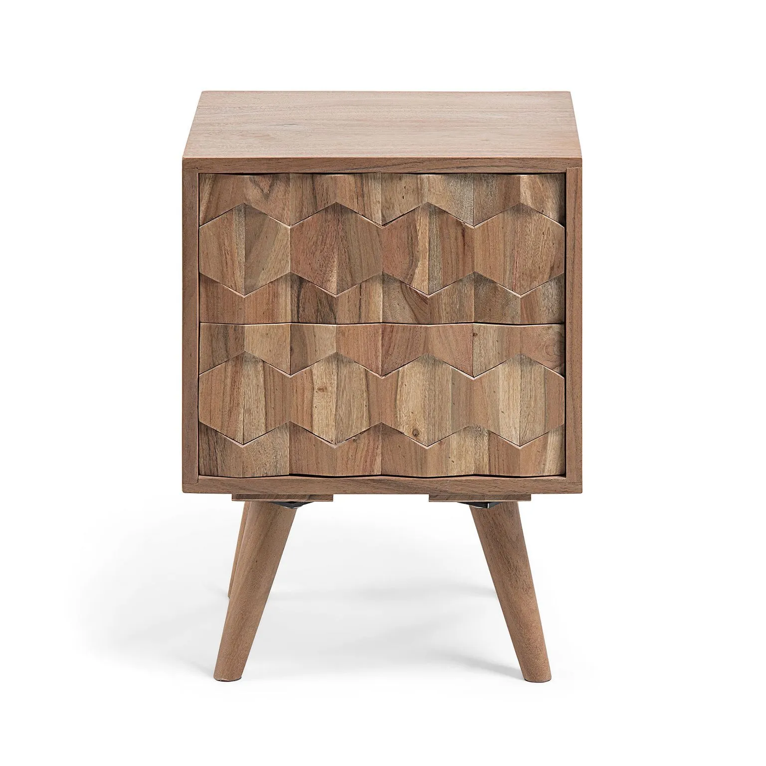 Magda Solid Wattle Timber Bedside Table