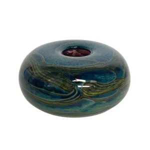 Midnight Forest Low Puff Vase