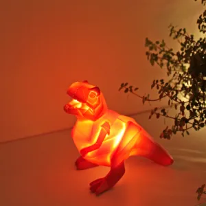 Mini Led Lamp Dinosaur Orange