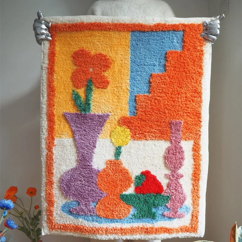 Modern Muse Art Vase Plush Mat