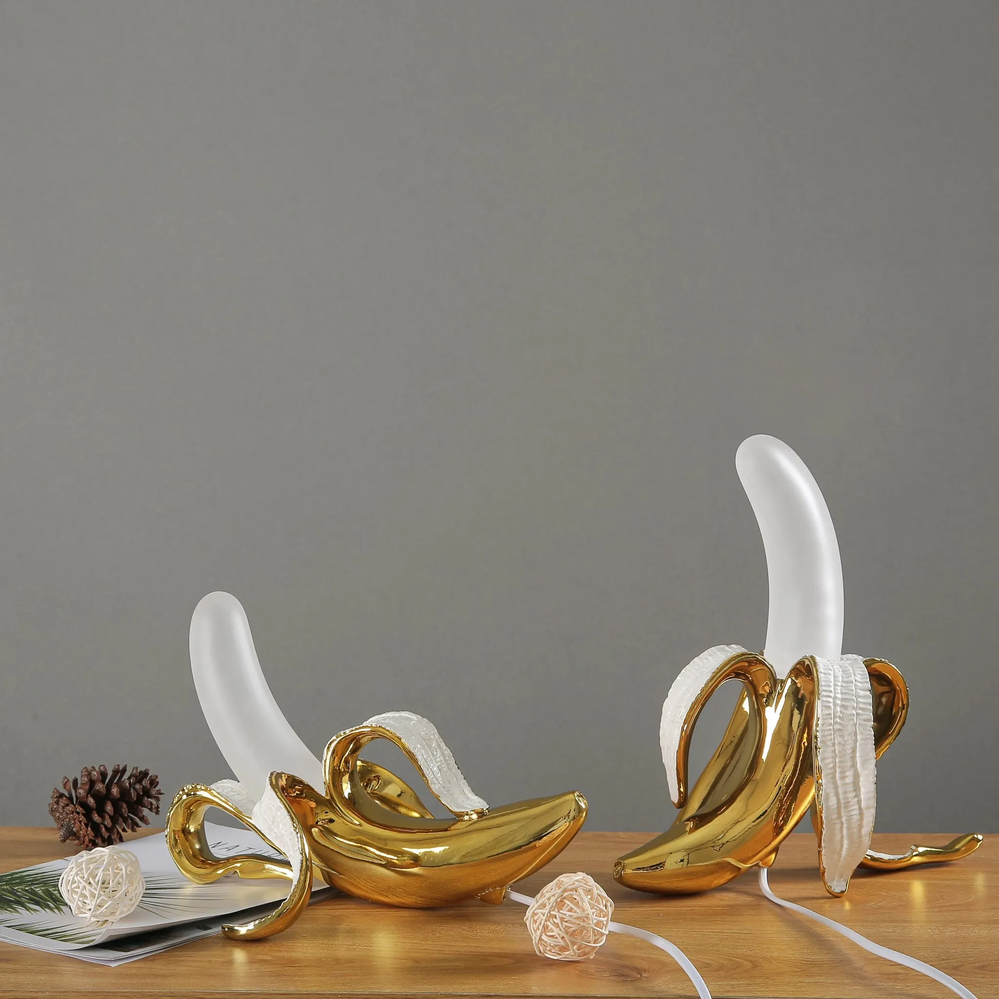 Modern Resin Banana Table Lamp