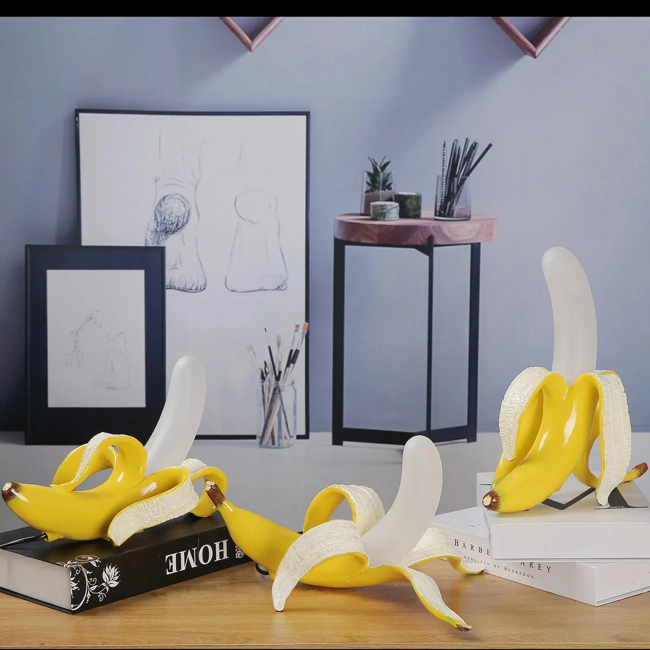 Modern Resin Banana Table Lamp