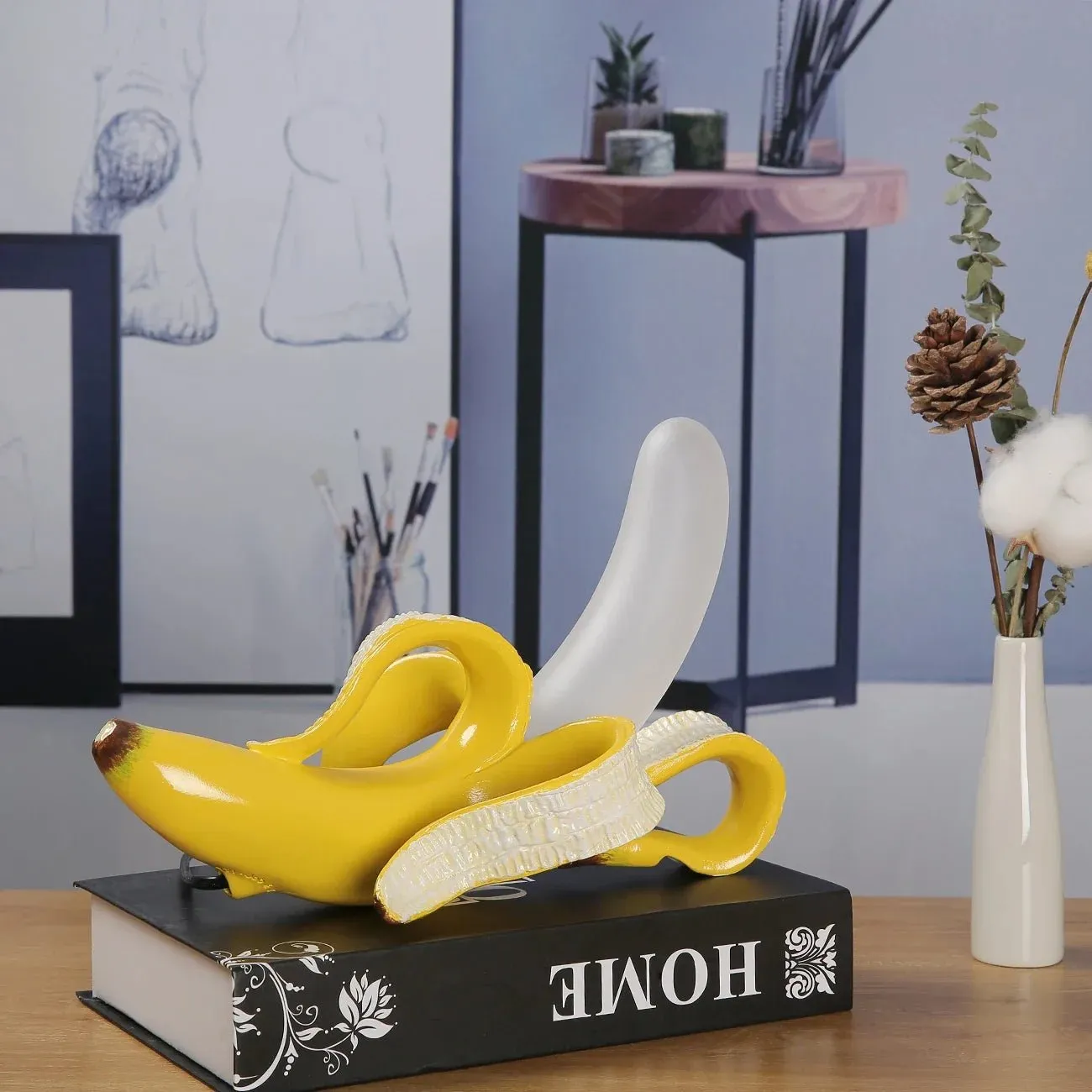 Modern Resin Banana Table Lamp