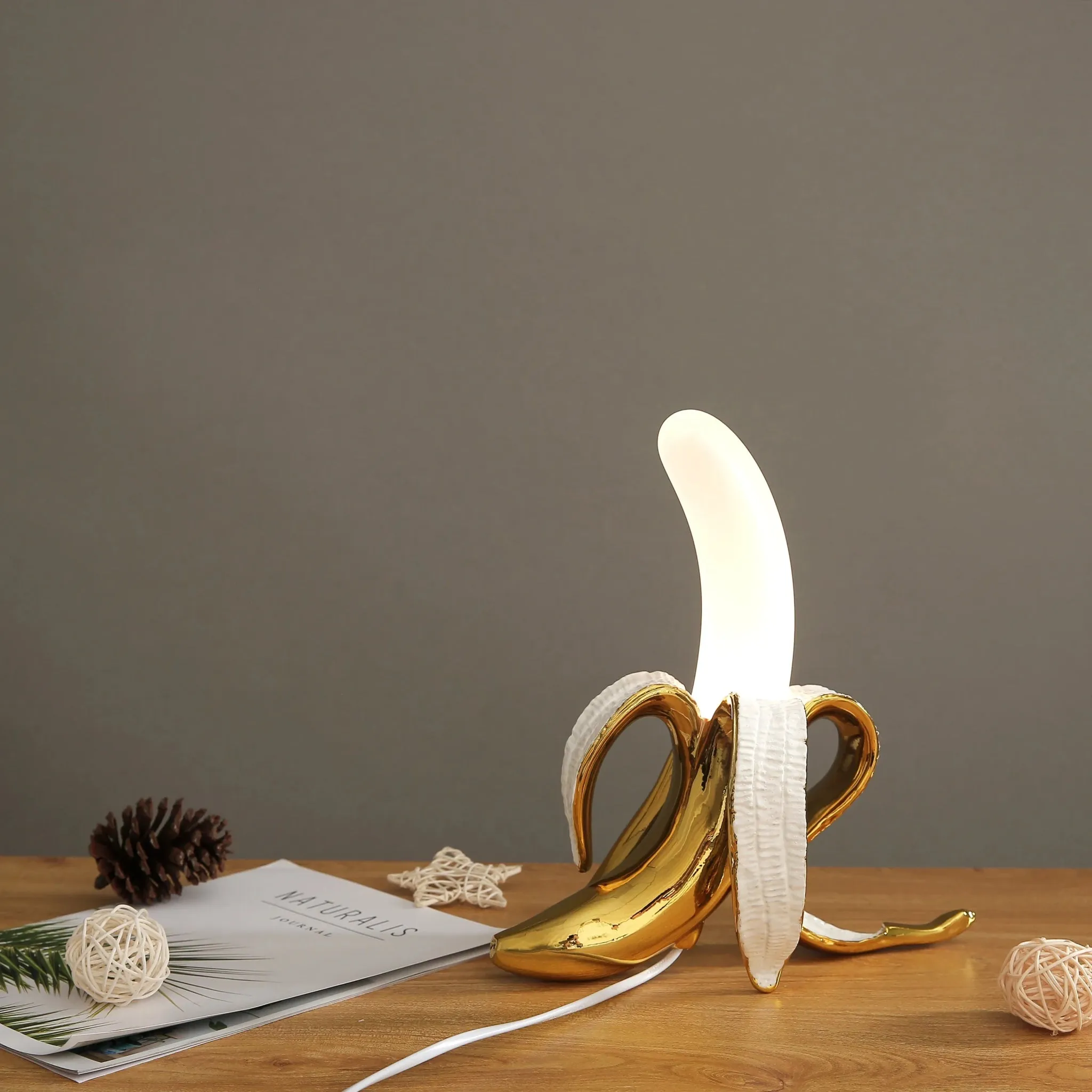 Modern Resin Banana Table Lamp