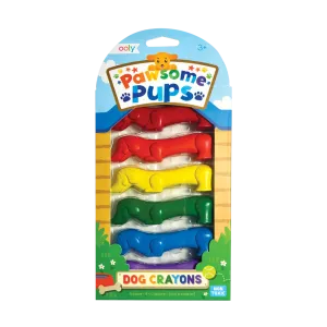 Ooly Pawsome Pups Dog Crayons - Set of 6