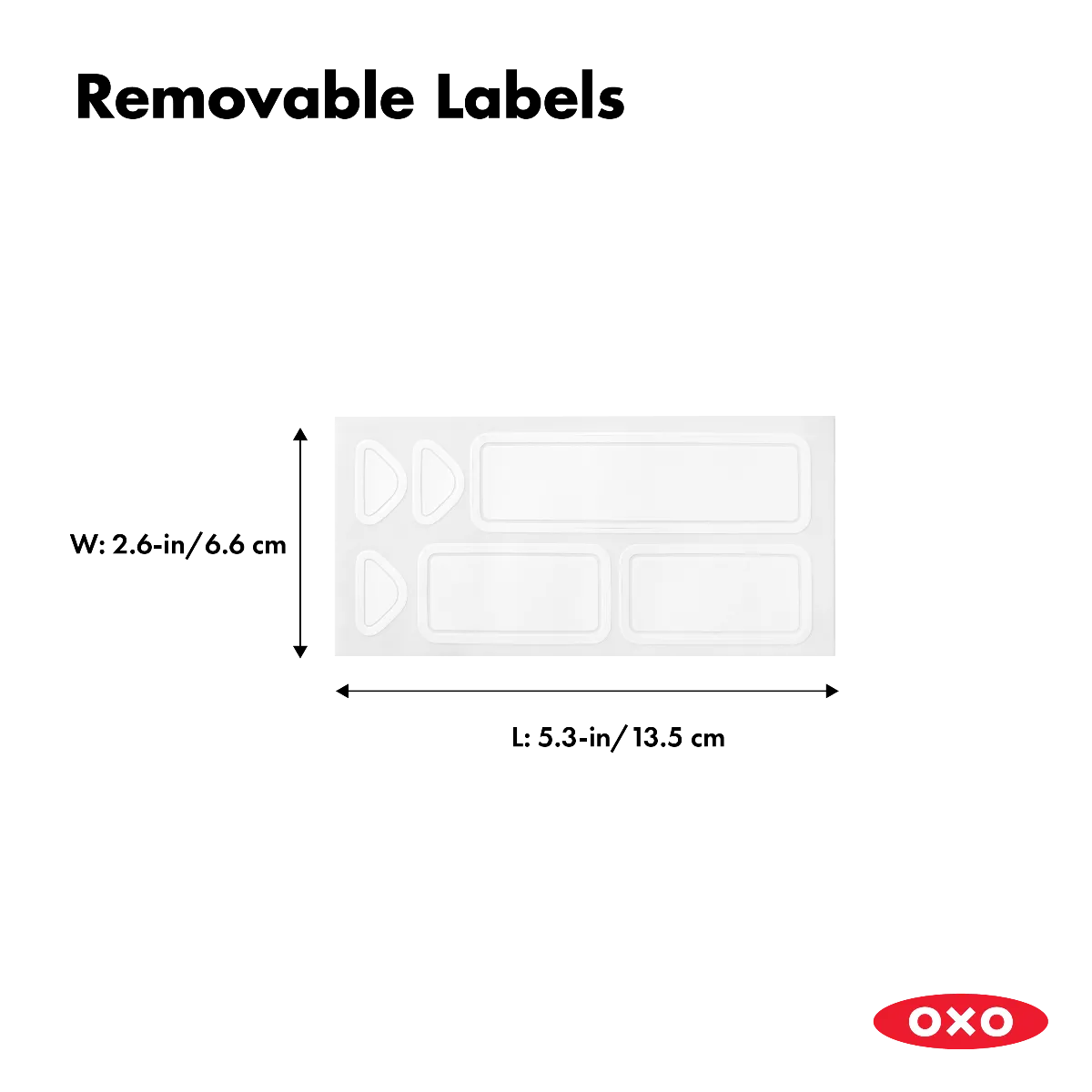 OXO Good Grips POP Removable Labels