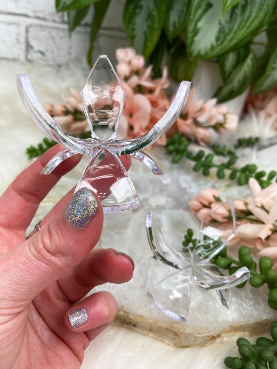 Plastic Tulip Stand for Crystals