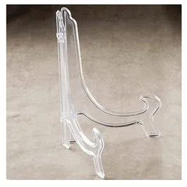 Plate Stand, Clear Acrylic, 7-In.