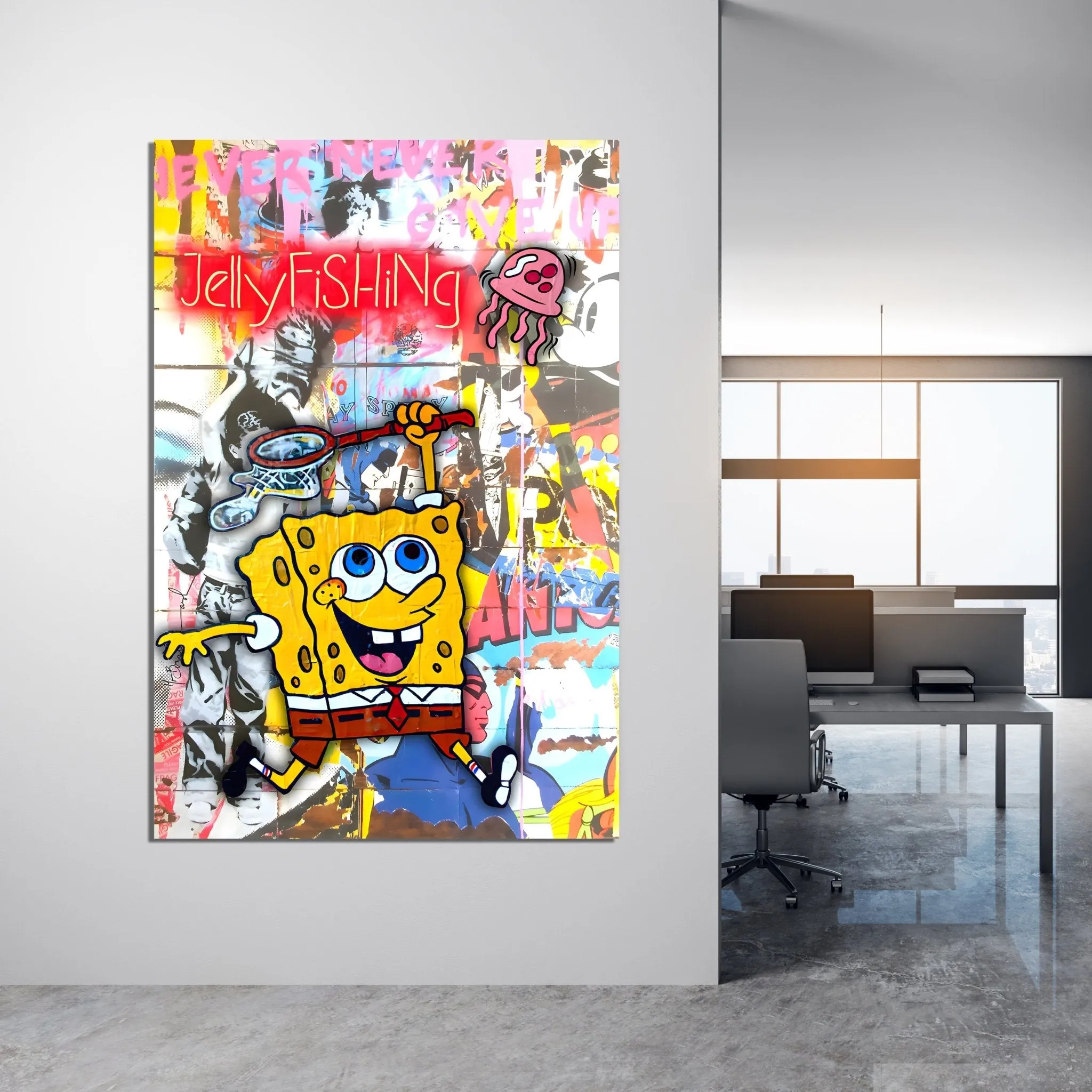 Pop Art Cartoon Canvas