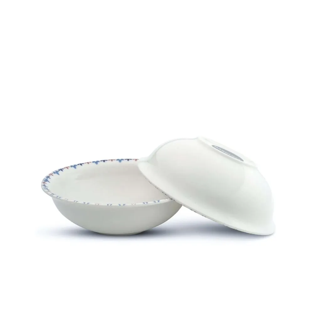 Porcelain Soup - Cereal Bowl Pebble Lily 18cm