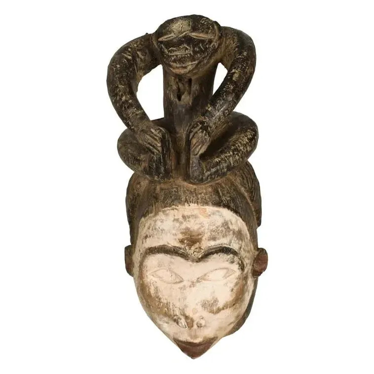 Punu Initiation Mask, Gabon #180