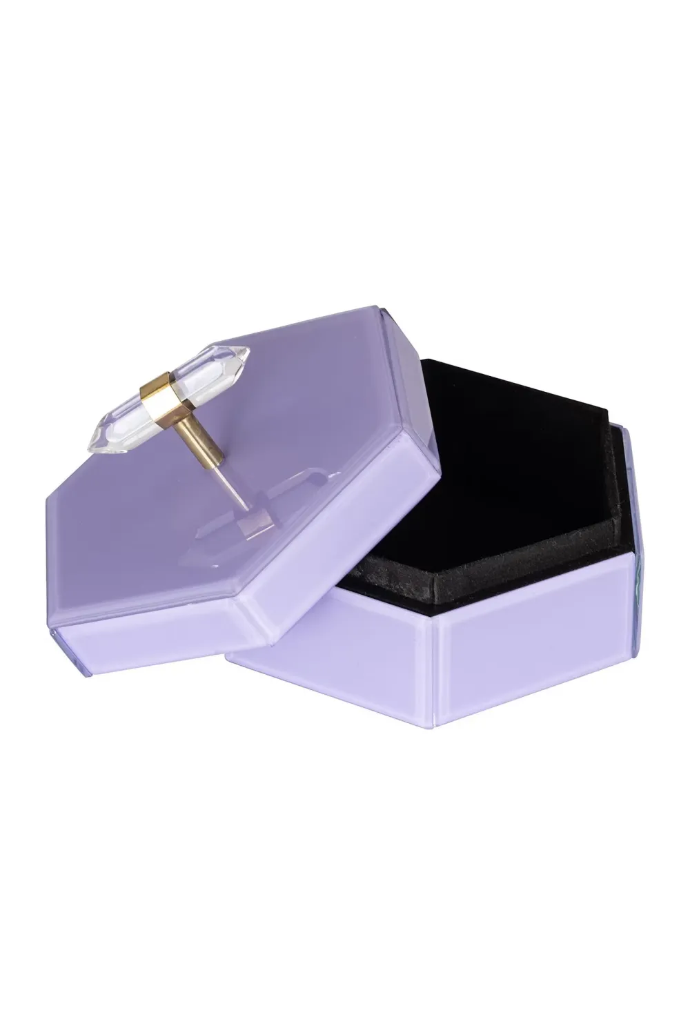 Purple Hexagon Storage Box | OROA Jutta