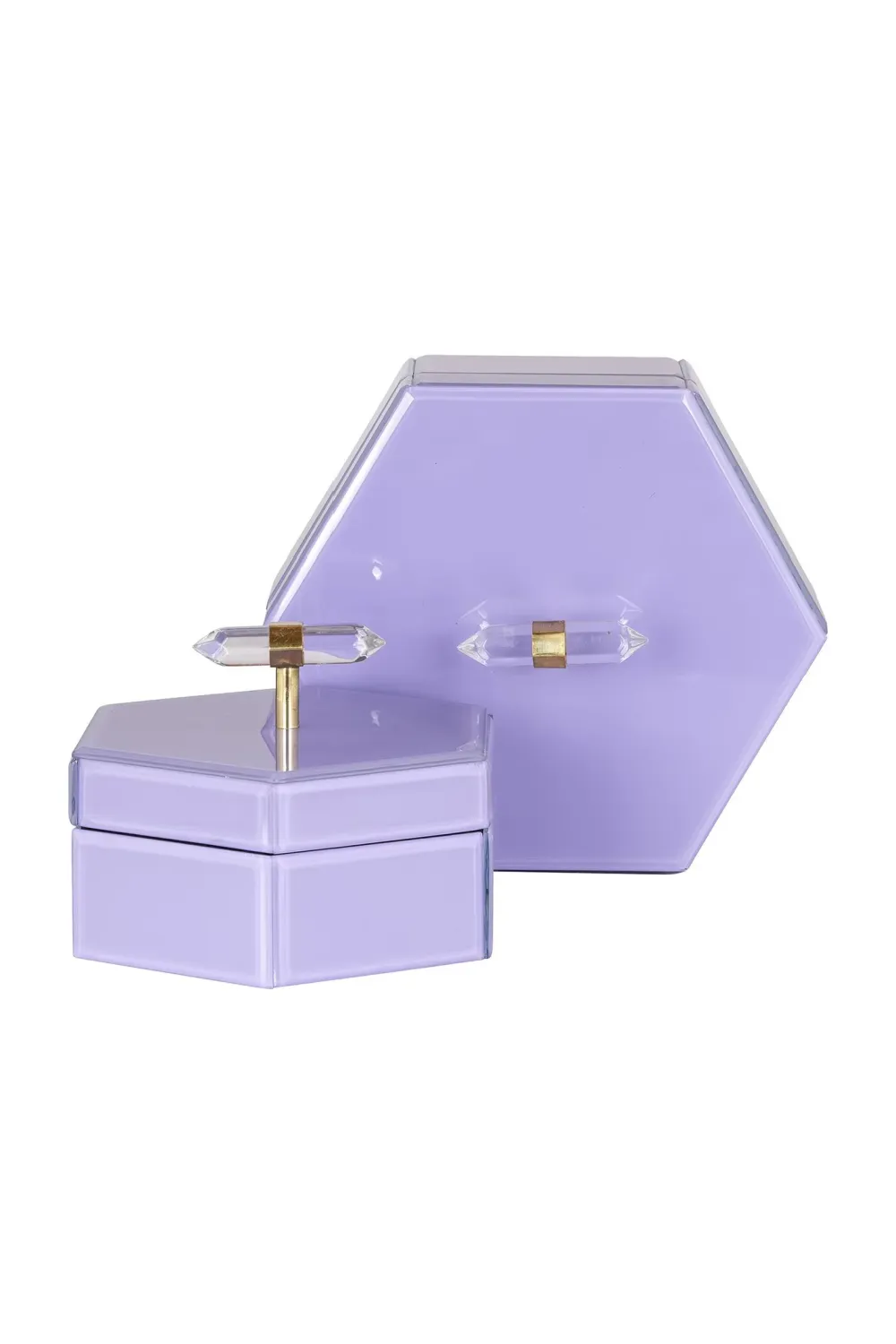 Purple Hexagon Storage Box | OROA Jutta