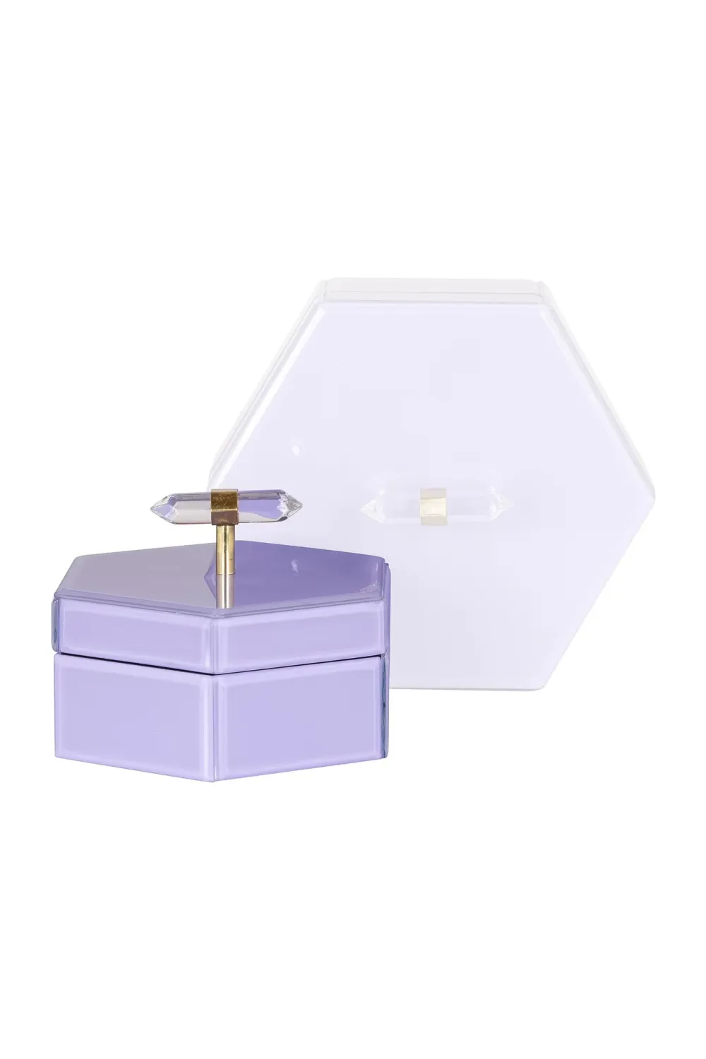 Purple Hexagon Storage Box | OROA Jutta