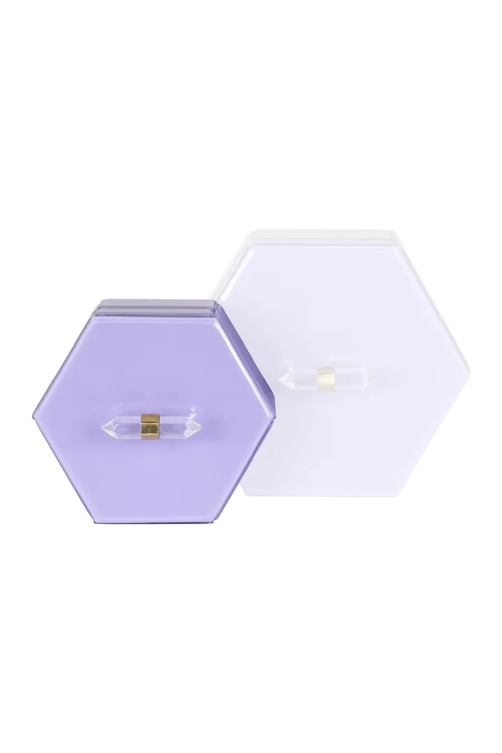 Purple Hexagon Storage Box | OROA Jutta