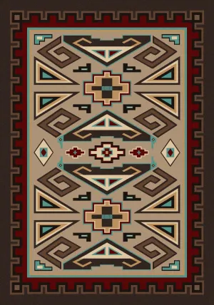 "Butte - Southwest"  Area Rugs - Choose from 6 Sizes!