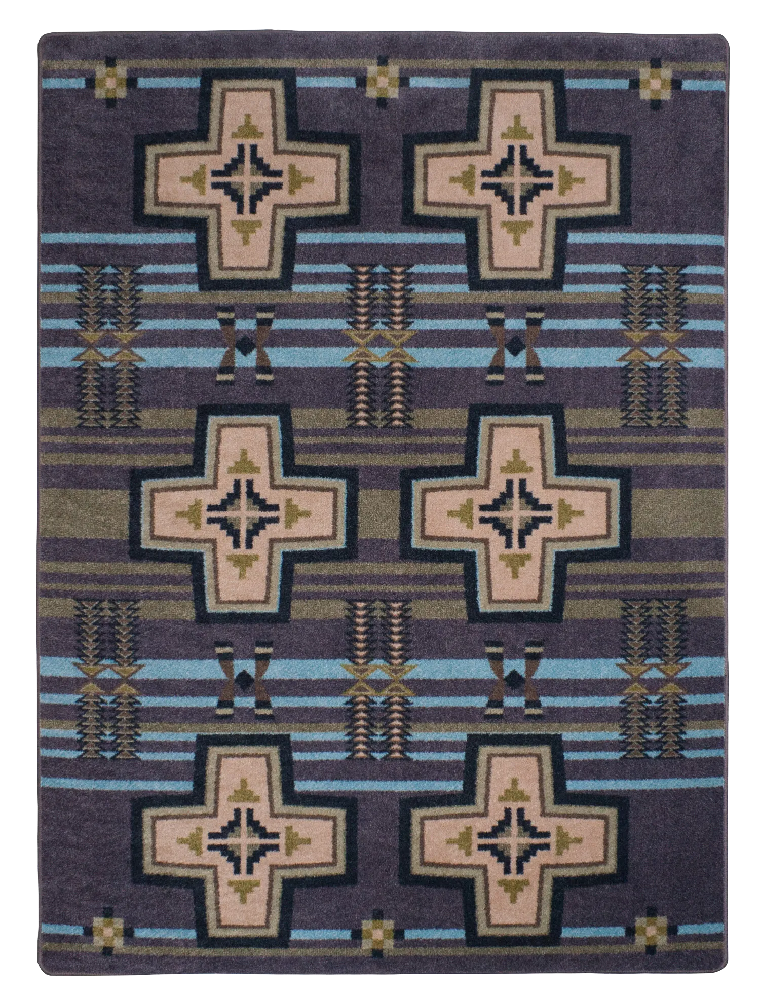 "Grand River Night Sky" Southwestern Area Rugs - Choose from 6 Sizes!