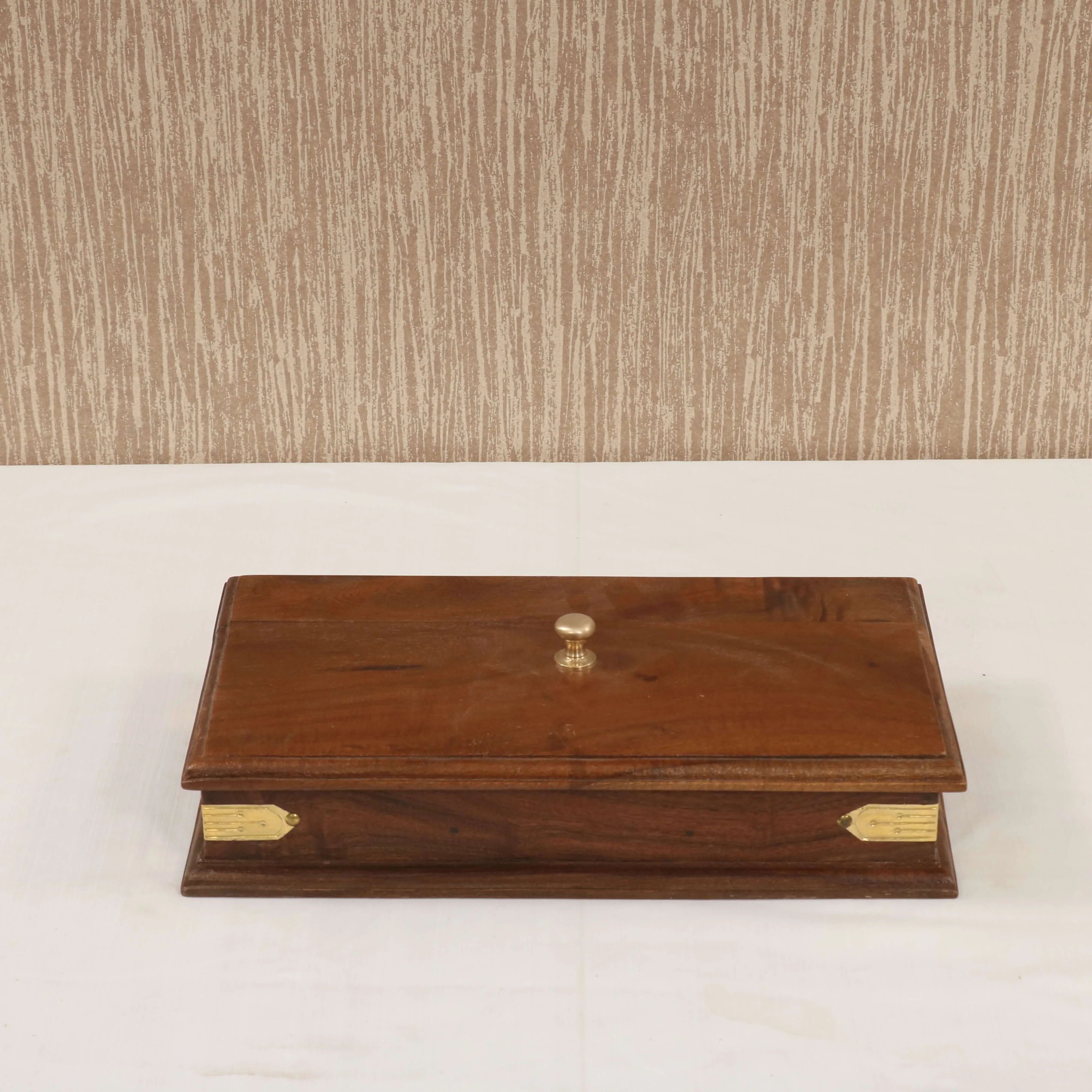 Rectangle Box with brass fitting