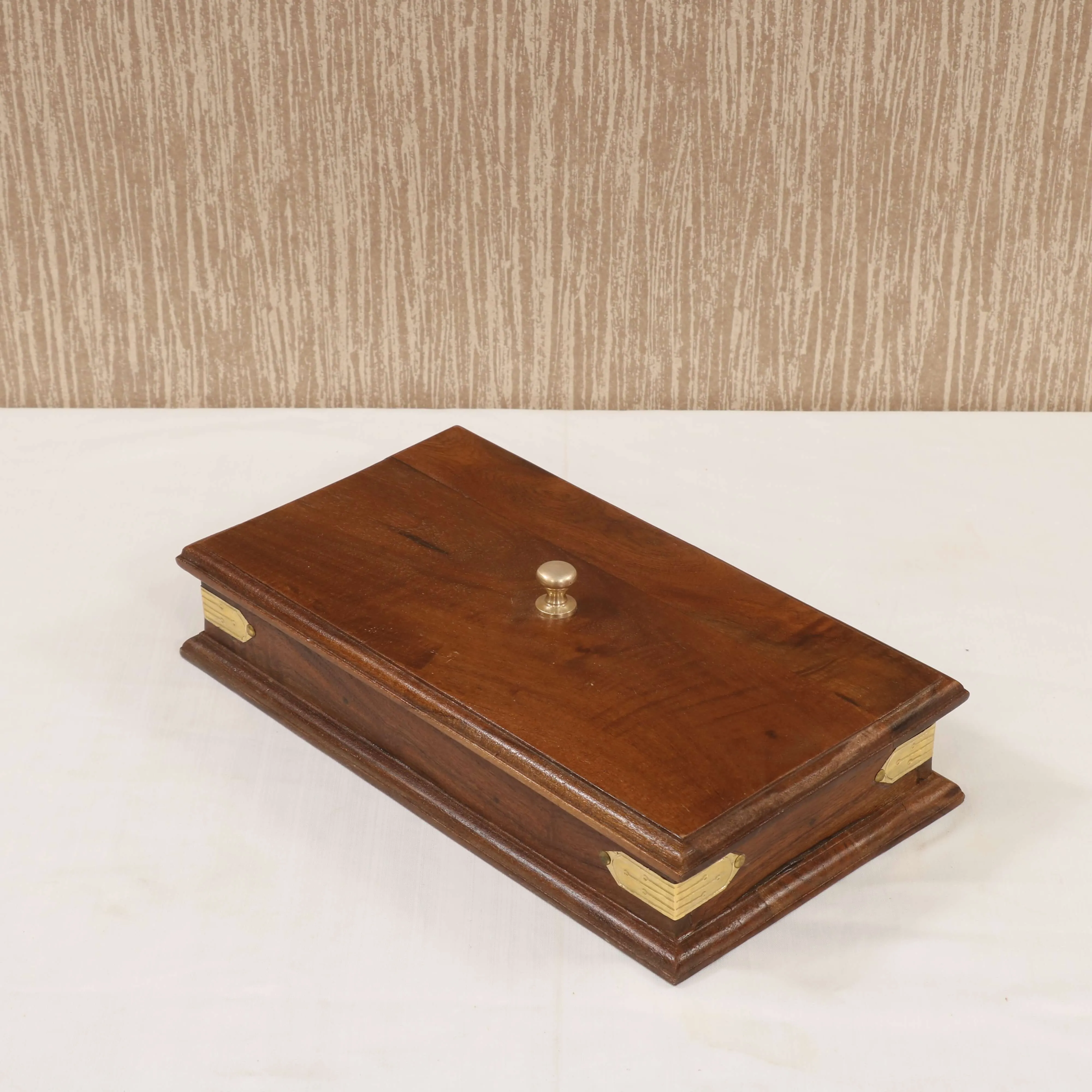 Rectangle Box with brass fitting