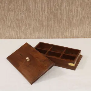 Rectangle Box with brass fitting