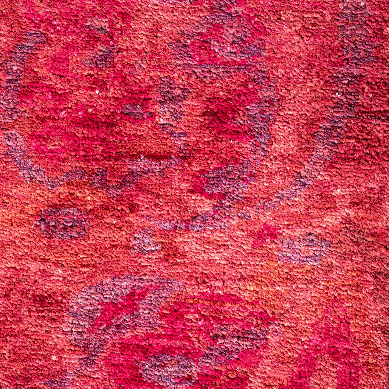 Red Transitional Wool Rug - 8'10" x 11'6"