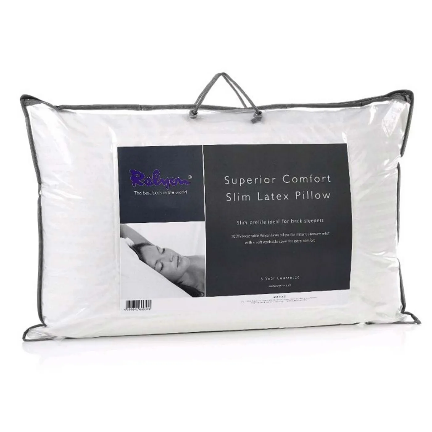 Relyon Superior Comfort Slim Latex Pillow