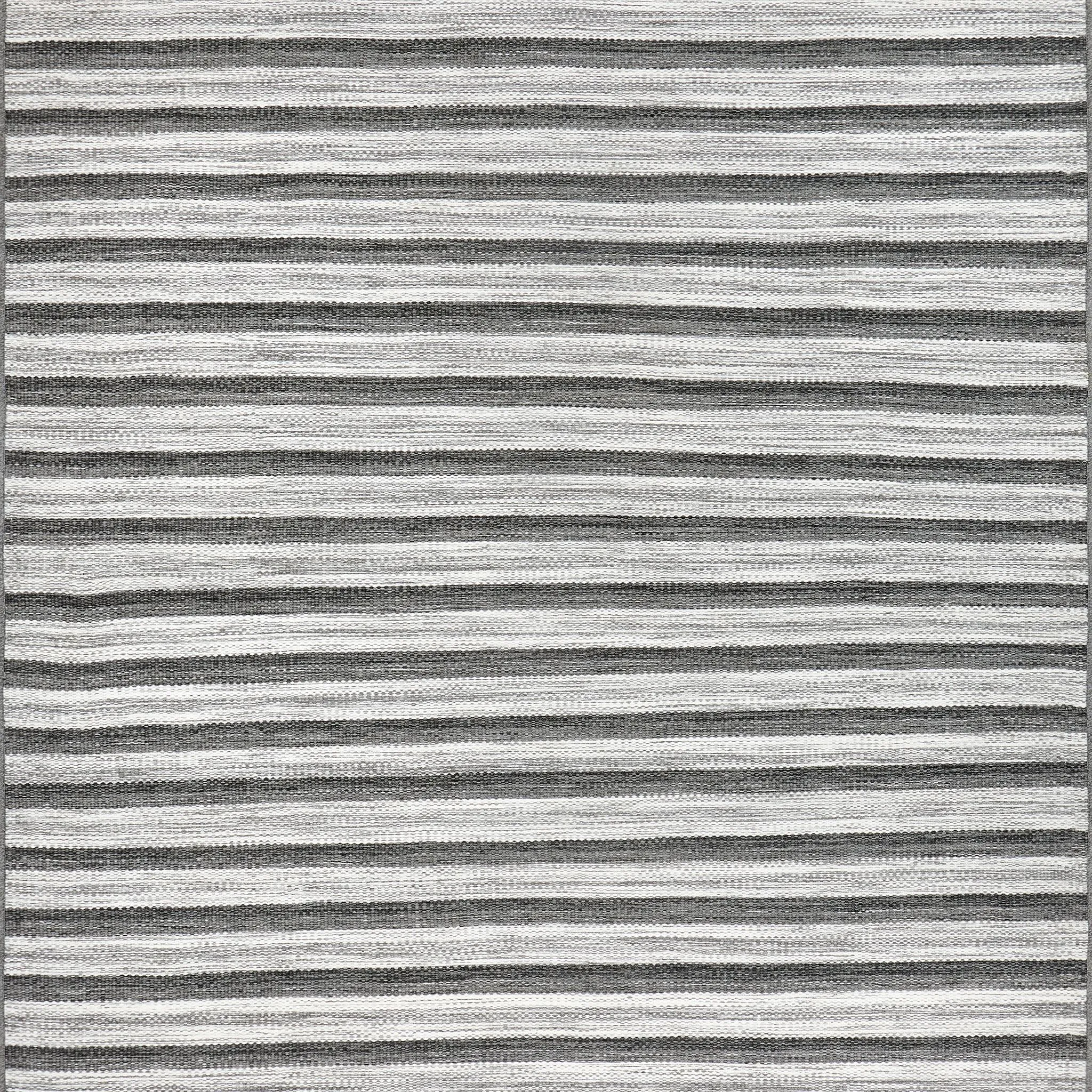 Seville Flatweave Hand-Made Carpet, Gunmetal