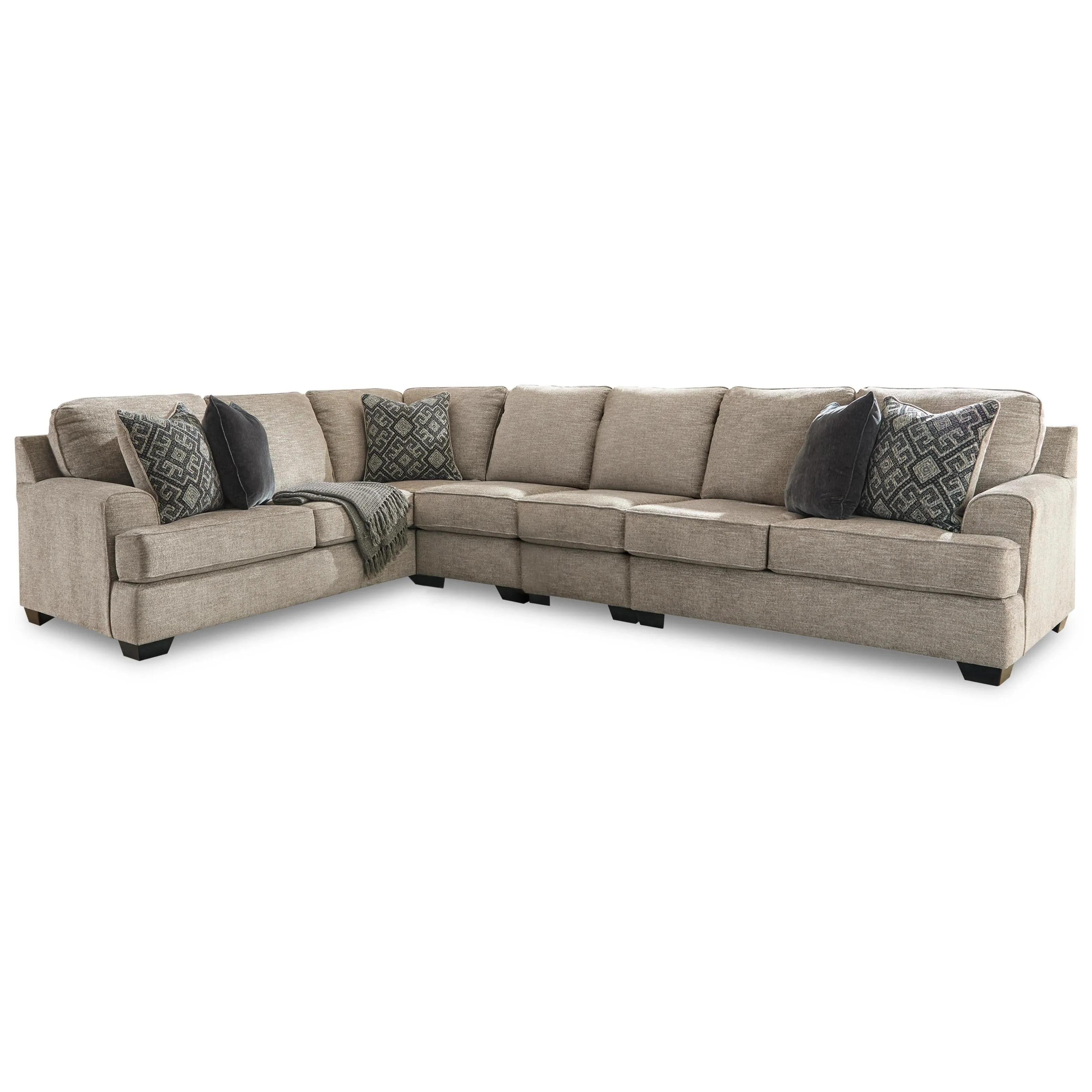 Signature Design by Ashley Bovarian Fabric 4 pc Sectional 5610348/5610346/5610346/5610356