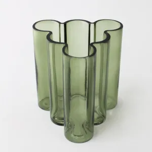 Trevi Green Glass Vase (15cm)