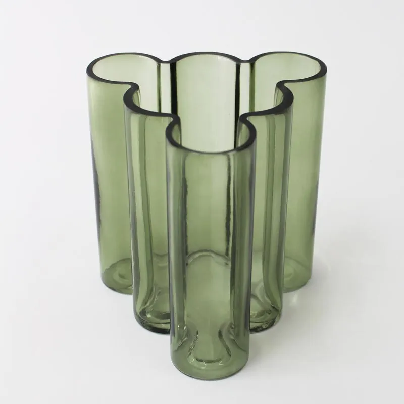 Trevi Green Glass Vase (15cm)