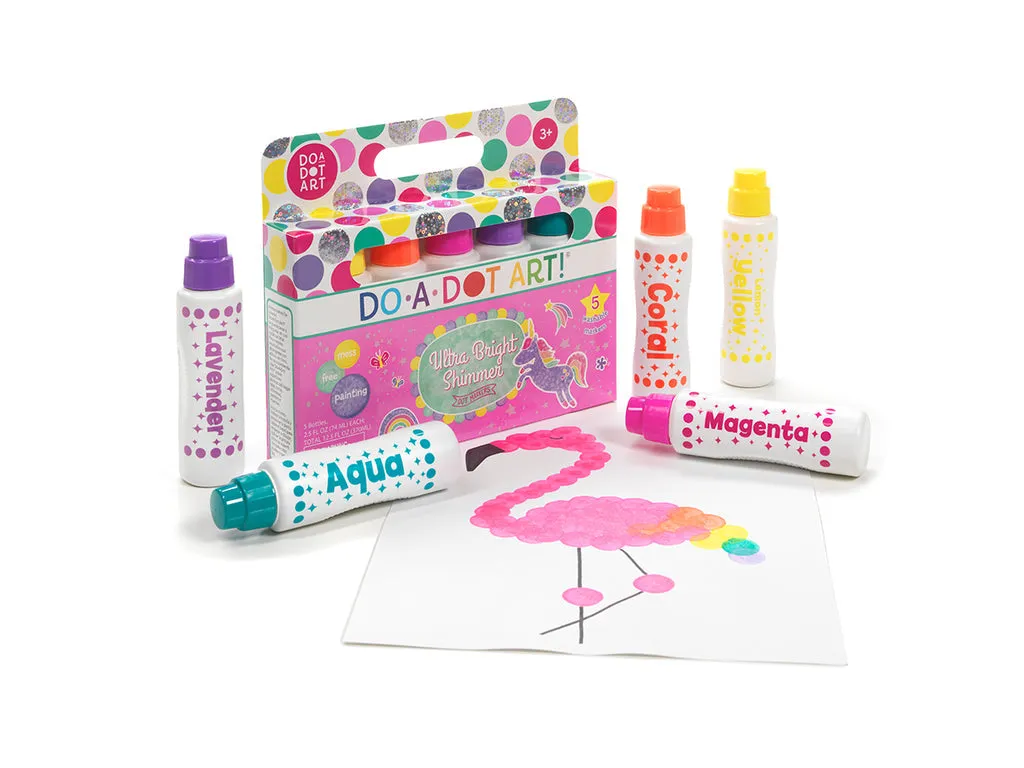 Ultra Bright Shimmer 5 pack Dot Markers