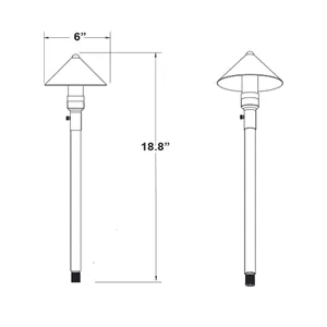 Unique Lighting Systems - Chancellor Knights Series No Lamp