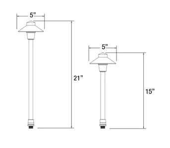 Unique Lighting Systems - Proton® 12 inch stem Elements Series No Lamp