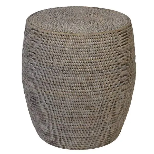 Verandah Natural Rattan Drum