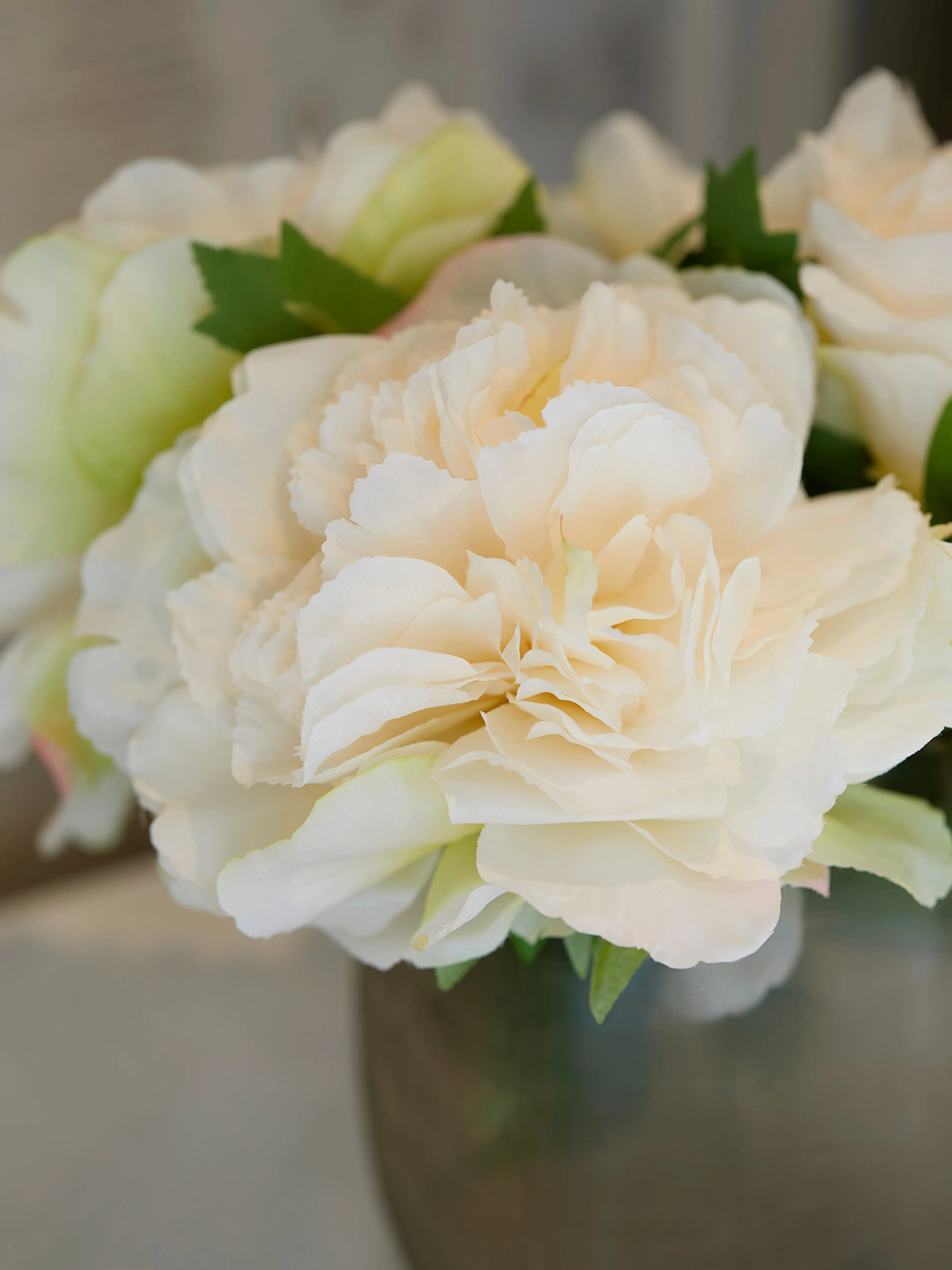 White Peony Bouquet - Mini